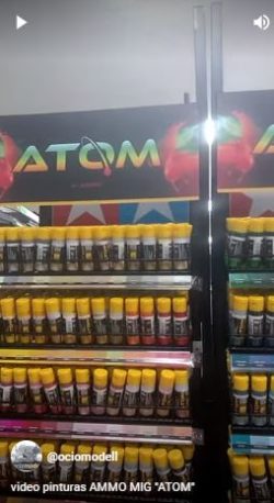Pinturas de AMMO MIG "ATOM" en ociomodell.com