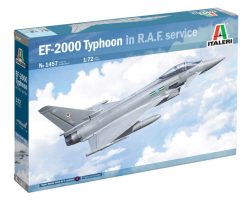 EF-2000 Typhoon monoplaza In R.A.F. Service. Escala 1:72. Marca Italeri. Ref: 1457