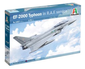 EF-2000 Typhoon monoplaza In R.A.F. Service. Escala 1:72. Marca Italeri. Ref: 1457