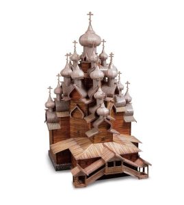 glesia de la Transfiguración ( Rusia ). Puzzle 3D de Montaje. Serie de edificios históricos. Marca Clever Paper. Ref: 14151