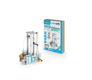 Steam labs junior ``¿Cómo funciona las hidráulicas?´´4 modelos . Kit construction blocks. Marca Engino. Ref: STL24, Las hidráulicas son un sistema que utiliza un fluido, generalmente aceite, para transmitir fuerza de un punto a otro. En el caso de este ki 2 Steam labs junior ``¿Cómo funciona las hidráulicas?´´4 modelos . Kit construction blocks. Marca Engino. Ref: STL24.