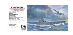Submarino Gato 1943. Escala 1:350. Marca AFV Club. Ref: SE73511
