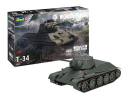 T-34 "World of Tanks" easy-click system. Escala 1:72. Marca Revell. Ref: 03510