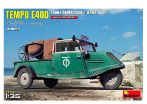 Tempo E400 StahlblechPritsche Truck. Escala 1:35. Marca Miniart. Ref: 38059