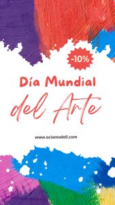 15 de abril - Día mundial del arte - Descuento especial 10% en ociomodell.com