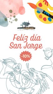 Descuento especial "San Jorge" - Patrón de Aragón - 10% en toda la tienda