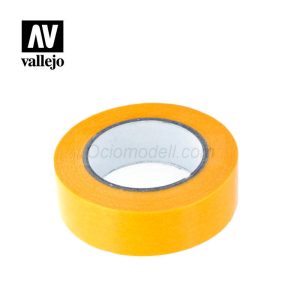 Cinta enmascarar de 18 mm , 1ud de 18 m ). Marca Vallejo. Ref: T07001, Cada rollo de cinta enmascarar Vallejo contiene 18 metros de longitud, proporcionando una cantidad generosa de material para múltiples usos y proyectos. 2 Cinta enmascarar de 18 mm , 1ud de 18 m ). Marca Vallejo. Ref: T07001
