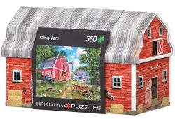 Family Farm Tin. Puzzle horizontal, 550 pz. Marca Eurographics. Ref: 8551-5601