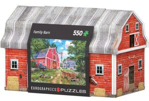 Family Farm Tin. Puzzle horizontal, 550 pz. Marca Eurographics. Ref: 8551-5601, Con un total de 550 piezas y una temática encantadora de granja familiar, este rompecabezas ofrece horas de diversión y desafío para toda la familia 2 Family Farm Tin. Puzzle horizontal, 550 pz. Marca Eurographics. Ref: 8551-5601