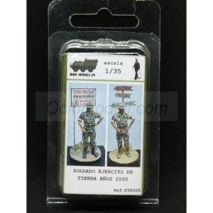 Soldado Ejército de Tierra años 2000, 1/35. Marca BMR MODELS. Ref: F35005
