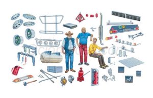 Accesorios para CAMIÓN. Escala 1:24. Marca Italeri. Ref: 0720