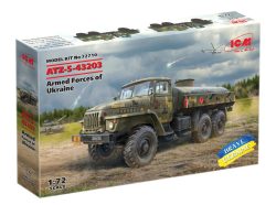 ATZ-5-43203, Fuel Bowser of the Armed Forces of Ukraine. Escala 1:72. Marca ICM. Ref: 72711