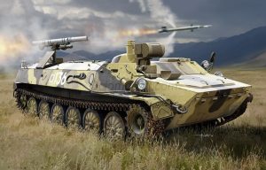 Russian 9P149 Launching Vehicle Of 9K114 Shturm-S ATGM System. Escala 1:35. Marca Trumpeter. Ref: 09605