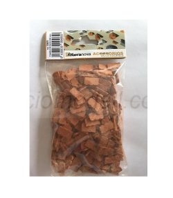 Tejadillo HO ( 9.5 x 5 ) mm, cerámica. Bolsa de 300 unidades. Marca Keranova. Ref: 30851