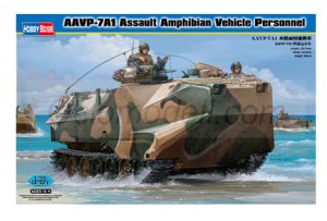 American AAVP-7A1 Assault Amphibian Vehicle Personnel. Escala 1:35. Marca Hobby Boss. Ref: 82410, es una versión mejorada del conocido vehículo blindado anfibio AAV-7A1, utilizado por el Cuerpo de Marines de los Estados Unidos 2 American AAVP-7A1 Assault Amphibian Vehicle Personnel. Escala 1:35. Marca Hobby Boss. Ref: 82410