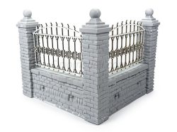 Muro parque. Escala 1:35. Marca Macone. Ref: MAC35216