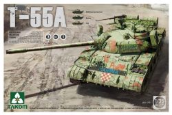 Russian Medium Tank T-55A 3 in 1. Escala 1:35. Marca Takom. Ref: 2056.