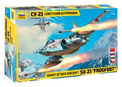Soviet Attack Aircraft Su-25 "Frogfoot". Escala 1:48. Marca Zvezda. Ref: 4807