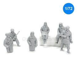 Soviet crew & scout en uniforme de invierno. Escala 1:72. Marca Macone. Ref: MAC72601.