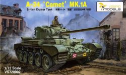 Tanque ingles Cruiser A34 Comet Mk.Ia. Escala 1:72. Marca Vespid model. Ref: 720002.