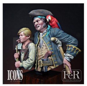 Treasure Island, 1/12. Marca Fer Miniatures. Ref: LIT00004, a escultura de la isla del tesoro cuenta con una meticulosa atención al detalle, desde las rocas y la vegetación hasta los tesoros escondidos 3 Treasure Island, 1/12. Marca Fer Miniatures. Ref: LIT00004