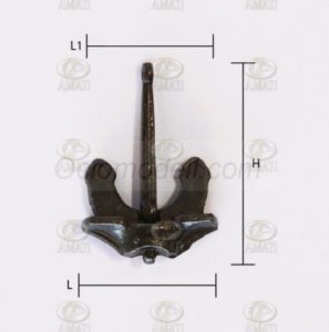 Ancla articulada, 30mm. 1 ud. Marca Amati. Ref: 402530, 4025/30.