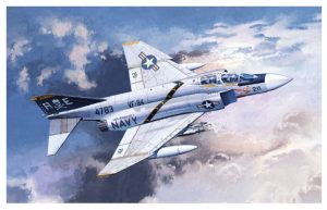 Avión USN F-4J VF-84 Jolly Rogers. Escala 1:48. Marca Academy. Ref: 12305