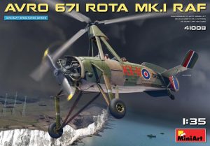 AVRO 671 ROTA Mk.1 R.A.F. Autogiro. Escala 1:35. Marca Miniart. Ref: 41008