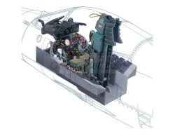 F-104 G COCKPIT. Escala 1:12. Marca Italeri. Ref: 2991