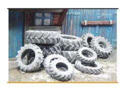 LLANTAS DE TRACTOR VIEJAS, 12 unidades. Escala 1:32 y 1:35. Marca Juweela. Ref: 23350