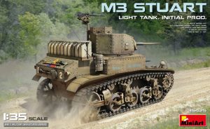 M3 STUART LIGHT TANK, INITIAL PROD. Escala 1:35. Marca Miniart. Ref: 35425