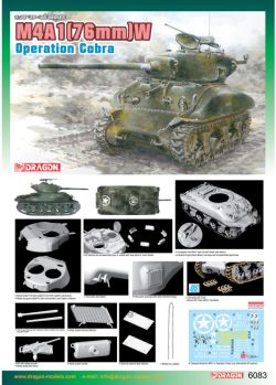 M4A1(76)W "Operation Cobra". Escala 1:35. Marca Dragon. Ref: 6083