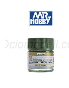 Mr.Metal Color, BRONCE. Bote 10 ml. Marca MR.Hobby. Ref: MC216.