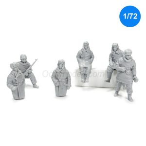 Soviet crew & scout en uniforme de invierno. Escala 1:72. Marca Macone. Ref: MAC72601