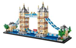 Tower Bridge Loz 1455 piezas. Kit construcción blocks. Marca Loz. Ref: 1026