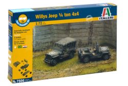 WILLYS JEEP 1/4 TON 4X4 - FAST ASSEMBLY. Escala 1:72. Marca Italeri. Ref: 7506
