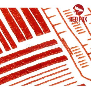 3D Soldaduras de Fundición vol.01. Escala 1:35. Marca RED FOX STUDIO. Ref: RFSQS-35018, líneas de soldadura en relieve hechas en 3D que están preparadas para ser pegadas en la superficie de tu modelo 5 3D Soldaduras de Fundición vol.01. Escala 1:35. Marca RED FOX STUDIO. Ref: RFSQS-35018