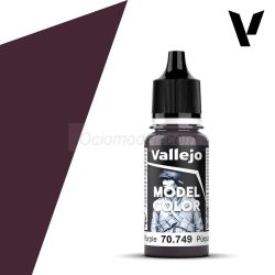 Acrilico Model Color, Purpura Oscuro ( 49 ). Bote 17 ml. Marca Vallejo. Ref: 70749, 70.749