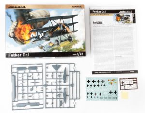 Fokker Dr. I. Edición Profipack. Escala 1:72. Marca Eduard. Ref: 7039