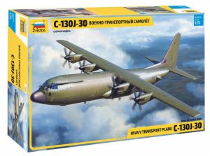 Heavy transport plane C-130J-30. Escala 1:72. Marca Zvezda. Ref: 7324