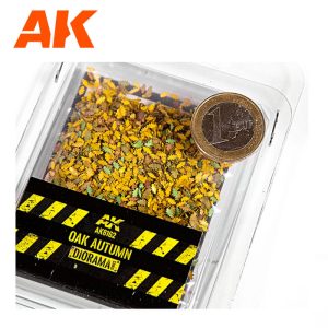 OAK AUTUMN LEAVES 1:35 / 1:32 / 75mm / 90mm (7gr. Bag). Marca AK Interactive. Ref: AK8162