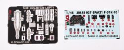 P-51K-10 SPACE. Escala: 1:48. Marca Eduard. Ref: 3DL48037