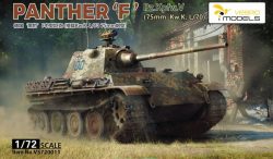 Panther 'F' Pz.Kpfw. V (75mm Kw.K. L/70). Escala 1:72. Marca Vespid model. Ref: 720011