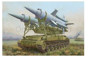 Soviet 2K11A TEK w/9M8M Missile "Krug-a" (SA-4 Ganet). Escala 1:72. Marca Trumpeter. Ref: 07178