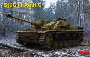StuG. III Ausf. G Early Production with full interior & workable track links. Escala 1:35. Marca RFM Model. Ref: 5073.
