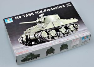 Tanque Sherman M4 Mid-Poduction. Escala 1:72. Marca Trumpeter. Ref: 07223