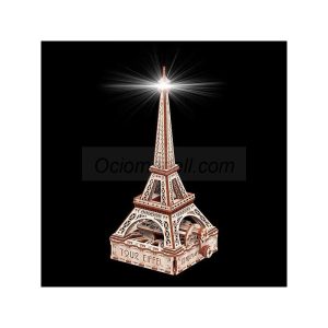 Torre Eiffel (Eco - light) 163 piezas, madera contrachapada. Marca Mr.playwood. Ref: 10205.
