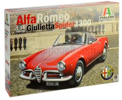 ALFA ROMEO GIULIETTA SPIDER 1300. Escala 1:24. Marca Italeri. Ref: 3653