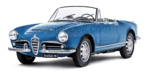 ALFA ROMEO GIULIETTA SPIDER 1600. Escala 1:24. Marca Italeri. Ref: 3668