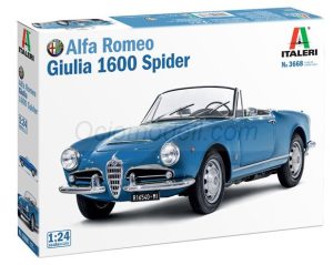 ALFA ROMEO GIULIETTA SPIDER 1600. Escala 1:24. Marca Italeri. Ref: 3668